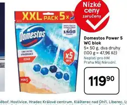 Tesco Domestos power 5 wc blok nabídka