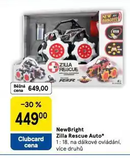 Tesco Newbright zilla rescue auto nabídka