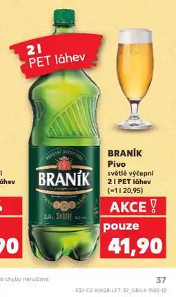 Kaufland Pivo braník nabídka