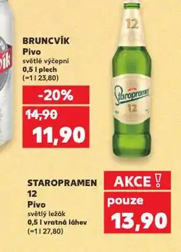 Kaufland Pivo staropramen 12 nabídka