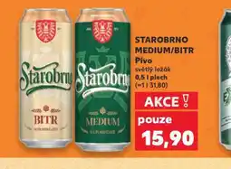 Kaufland Pivo starobrno medium / bitr nabídka