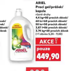 Kaufland Ariel prací prostředek nabídka