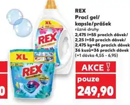 Kaufland Rex prací prostředek nabídka