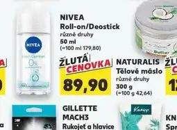 Kaufland Nivea roll-on / deostick nabídka