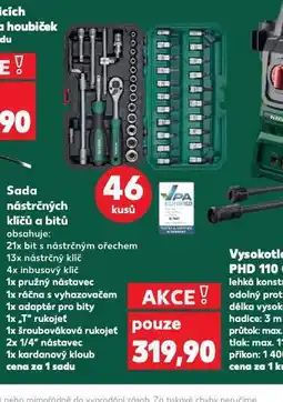 Kaufland Sada nástrčných klíčů a bitů nabídka