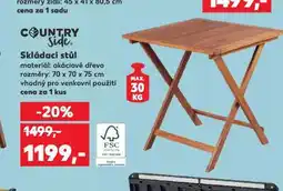 Kaufland Skládací stůl nabídka