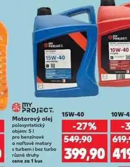 Kaufland Motorový olej 15w-40 nabídka