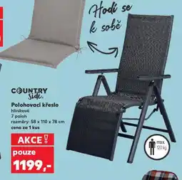Kaufland Polohovací křeslo nabídka