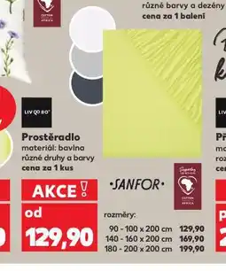 Kaufland Napínací prostěradlo 90-100 x 200 cm nabídka