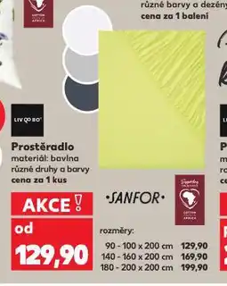 Kaufland Napínací prostěradlo 140-160 x 200 cm nabídka