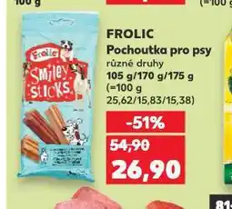 Kaufland Frolic pochoutky pro psy nabídka