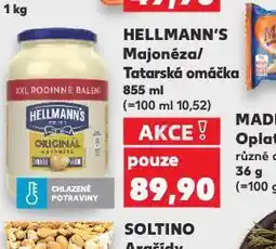 Kaufland Hellmann´s tatarská omáčka, majonéza nabídka