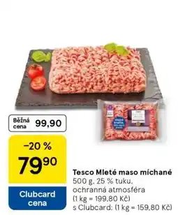 Tesco Tesco Mleté maso míchané nabídka