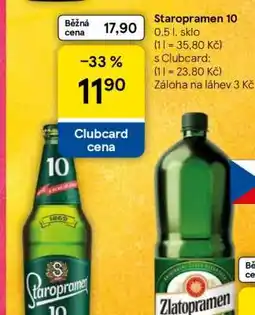 Tesco Staropramen 10 nabídka