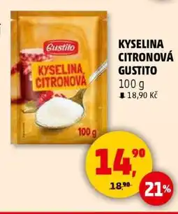 Penny Market Kyselina citronová Gustito nabídka