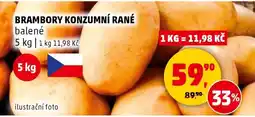 Penny Market Brambory konzumní rané nabídka