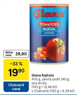 Tesco Giana rajčata nabídka