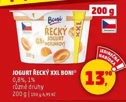 Penny Market JOGURT ŘECKÝ XXL BONI nabídka