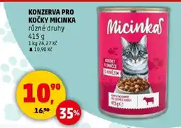 Penny Market KONZERVA PRO KOČKY MICINKA nabídka