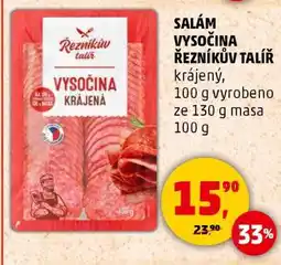 Penny Market SALÁM VYSOČINA ŘEZNÍKŮV TALÍŘ nabídka