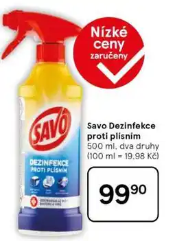 Tesco SAVO DEZINFEKCE PROTI PLÍSNÍM nabídka