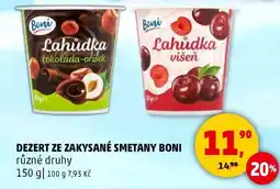 Penny Market DEZERT ZE ZAKYSANÉ SMETANY BONI nabídka