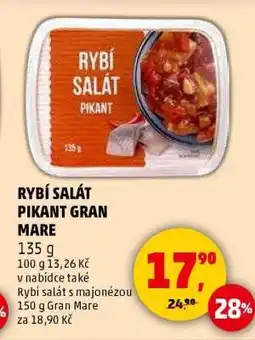 Penny Market RYBÍ SALÁT PIKANT GRAN MARE nabídka
