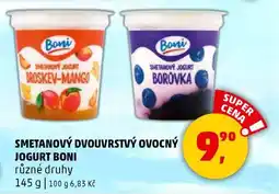 Penny Market SMETANOVÝ DVOUVRSTVÝ OVOCNÝ JOGURT BONI nabídka