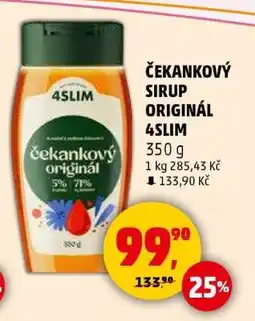 Penny Market ČEKANKOVÝ SIRUP ORIGINÁL 4SLIM nabídka