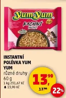 Penny Market INSTANTNÍ POLÉVKA YUM YUM nabídka