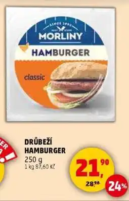 Penny Market DRŮBEŽÍ HAMBURGER nabídka