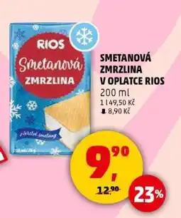 Penny Market SMETANOVÁ ZMRZLINA V OPLATCE RIOS nabídka