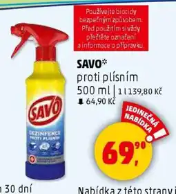 Penny Market Savo proti plísním 500 ml nabídka