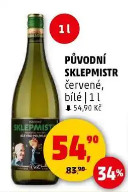 Penny Market PŮVODNÍ SKLEPMISTR červené, bílé nabídka