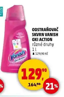 Penny Market ODSTRAŇOVAČ SKVRN VANISH OXI ACTION nabídka