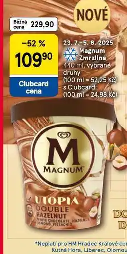 Tesco Magnum zmrzlina nabídka