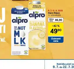 Tesco Alpro nápoj nabídka