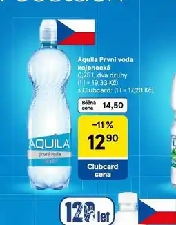Tesco Aquila první voda nabídka