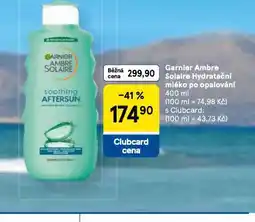 Tesco Garnier ambre solaire hydratační mléko po opalování nabídka