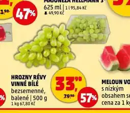 Penny Market Hrozny révy vinné bílé nabídka