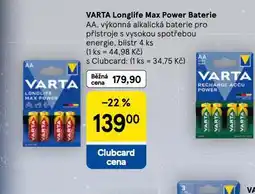 Tesco Carta longlife max power baterie nabídka