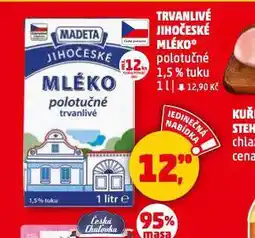 Penny Market Trvanlivé mléko 1,5% nabídka