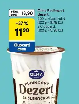 Tesco Olma pudinkový dezert nabídka
