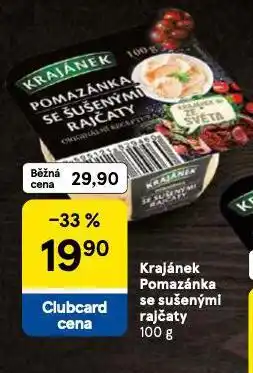 Tesco Krajánek pomazánka se sušenými rajčaty nabídka