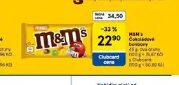 Tesco M&m´s čokoládové bonbony nabídka