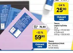 Tesco Tesco poznámkový blok nabídka