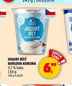 Penny Market Jogurt bílý karlova koruna nabídka