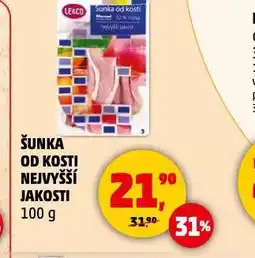 Penny Market Šunka od kosti nejvyšší jakosti nabídka