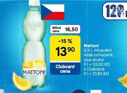 Tesco Mattoni ochucená nabídka