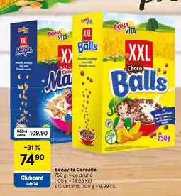 Tesco Bonavita cereálie nabídka